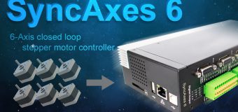 SyncAxes 6 – 6-Axis closed loop stepper motor controller